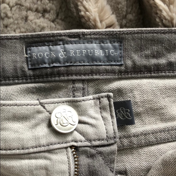 Cutoff edgy jeans shorts grey - Picture 2 of 3